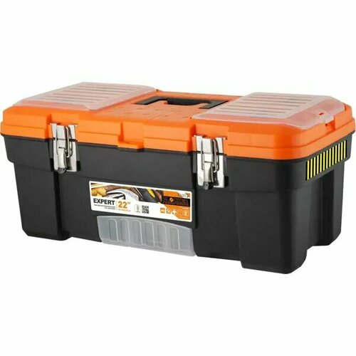 Ящик для инструментов Blocker Expert 557x284x236 мм, пластик ящик для инструментов blocker expert 16 410х210х175 мм черный оранжевый
