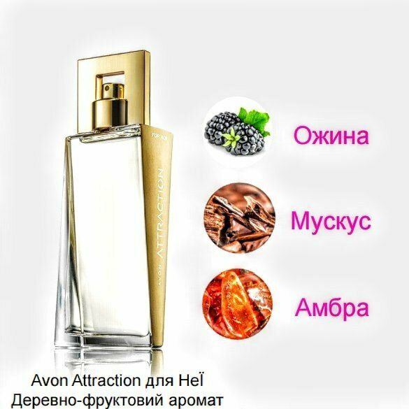AVON Attraction/Аттракцион Парфюмерная вода женские 50 Духи 50 мл