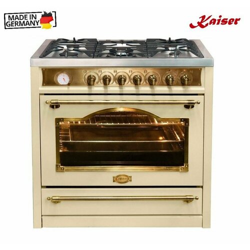 Комбинированный варочный центр 90х90х60 см Kaiser Empire HGE 93555 ElfEm бежевый 24819900₽