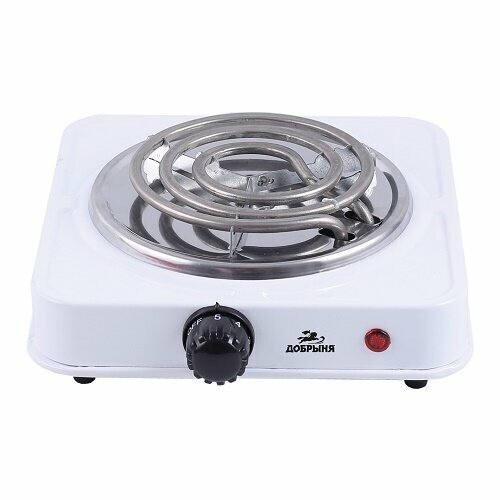 Плитка электрическая Добрыня DO-2211W белая спираль 1500Вт 82800₽