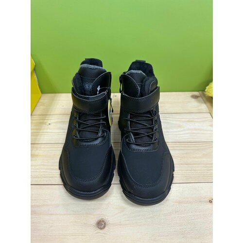 фото Ботинки м+д, размер 35, черный