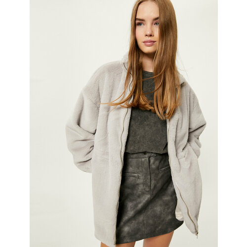 фото Куртка koton, размер 36, серый