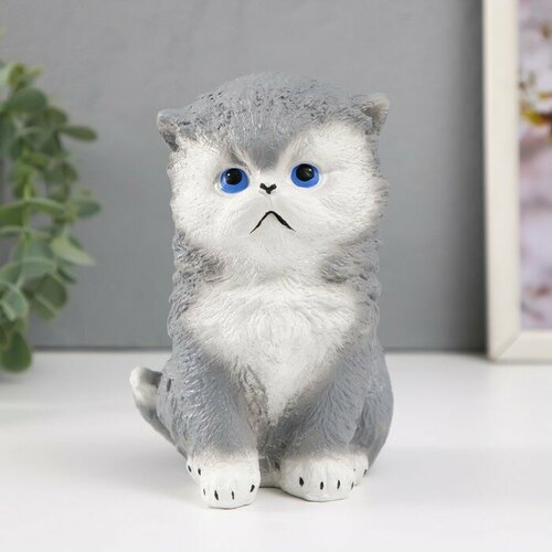 SUI Копилка Котенок Васька серый высота 155 см ширина 10 см длина 135 см 970₽