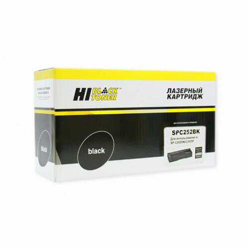 Картридж Hi-Black (HB-SPC252Bk) для Ricoh Aficio SPC252DN/C252SF/SPC262DNw/SPC262SFNw, Bk, 6,5K