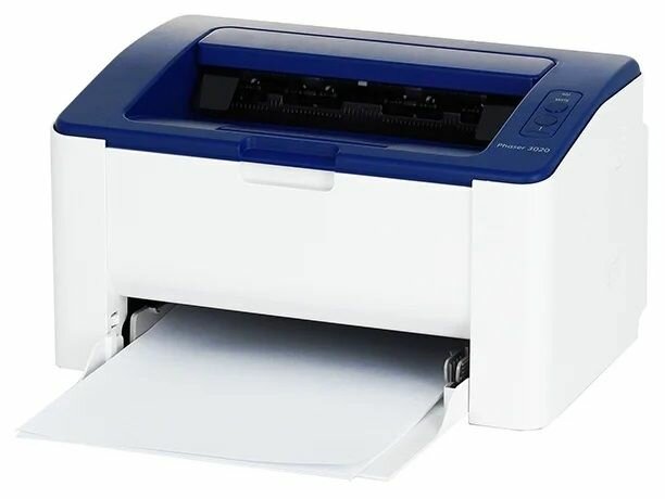 Принтер лазерный Xerox Phaser 3020BI ч/б, A4, белый, 20 стр/мин, 15K стр/мес, 1200х1200 dpi, 128Мб, 600Мгц, Wi-Fi, USB, AirPrint