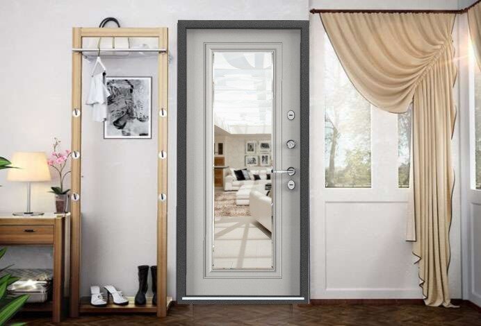 Дверь входная металлическая "Снегирь 20F" 860*2050 мм (левая) - фотография № 2