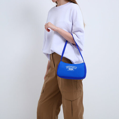 фото Сумка багет nazamok, синий