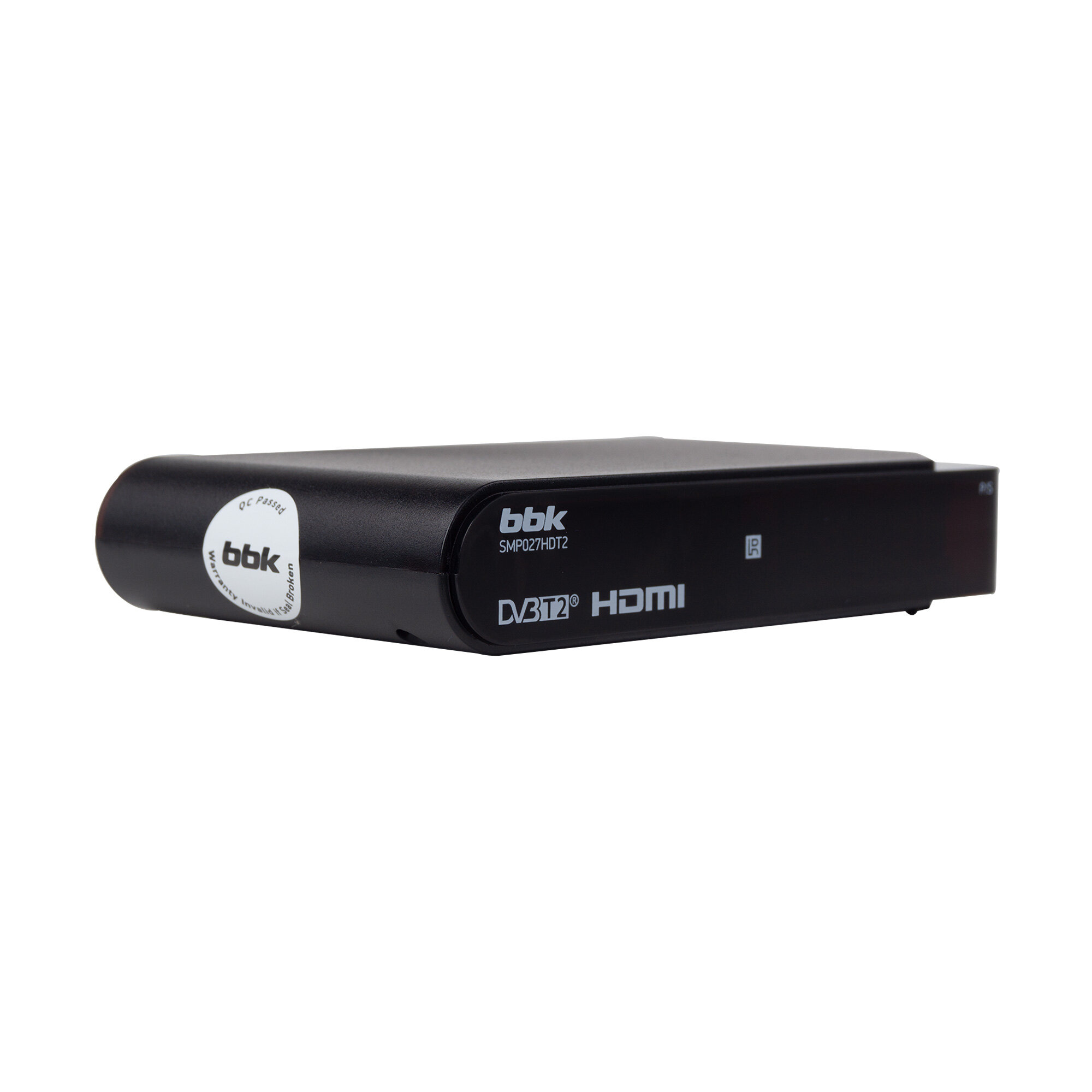 Цифровой телевизионный DVB-T2 ресивер BBK SMP027HDT2, черный, HDMI выход, USB флеш, пульт ДУ