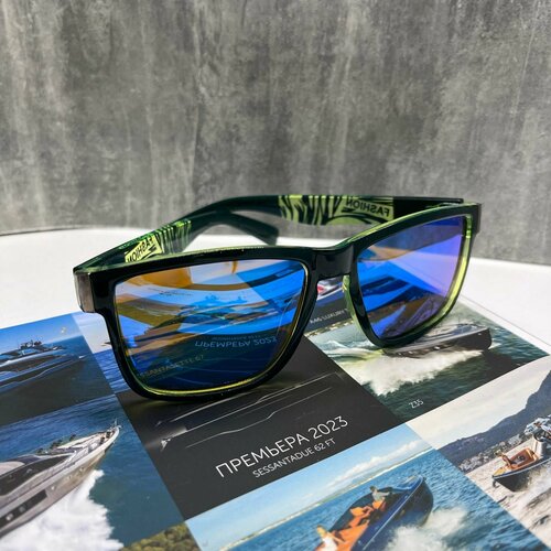 фото Солнцезащитные очки , черный, синий bananas