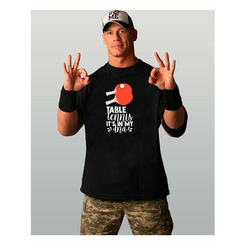 фото Футболка пинг понг table tennis, размер xxs, черный zerosell