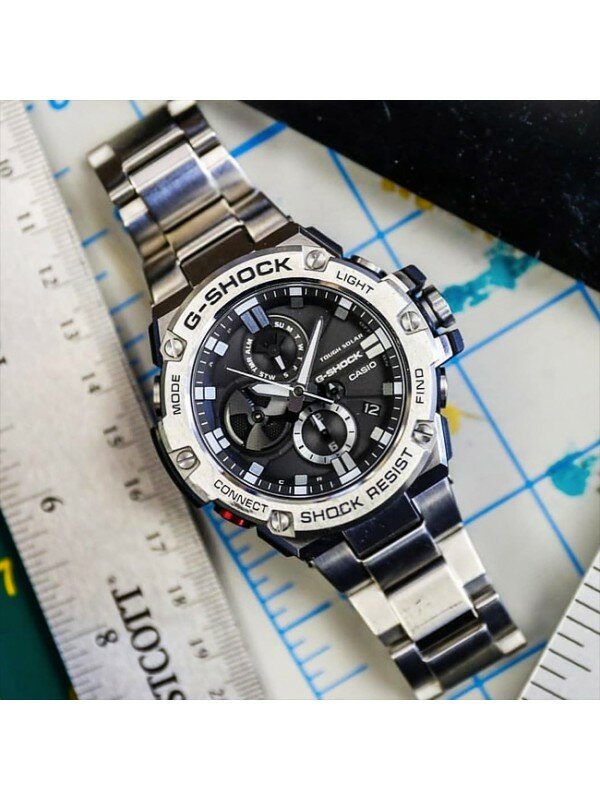 Наручные часы CASIO G-Shock, серебристый — фото 1