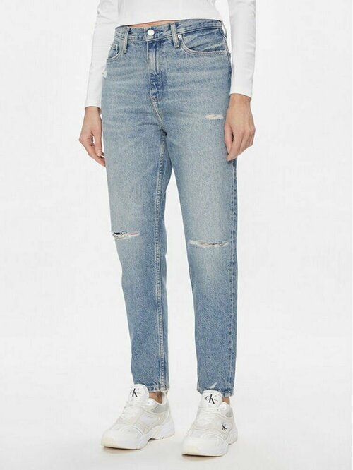 Джинсы  Calvin Klein Jeans, размер 32/28, голубой