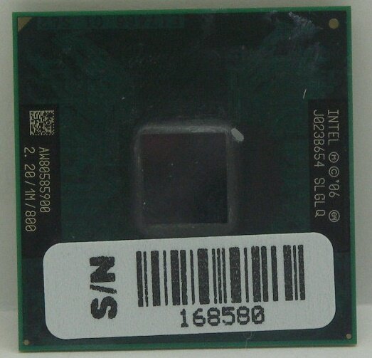 Процессор для ноутбука Intel Mobile Celeron 900 2,2GHz/1M/800 Penryn Socket P SLGLQ