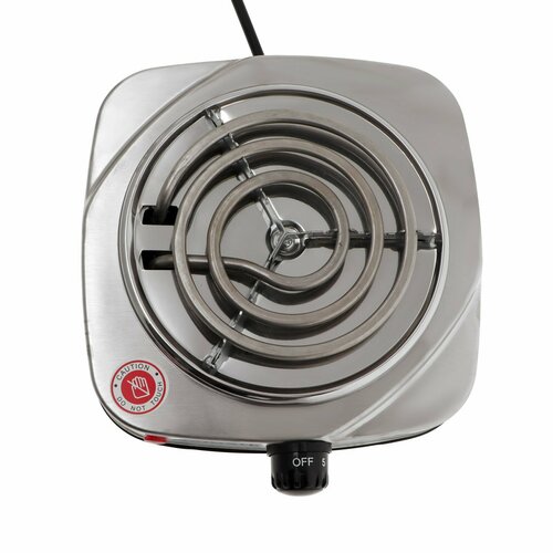 Плитка электрическая Gelberk GL-110 1000 Вт 1 конфорка серебристая 9762195 143900₽