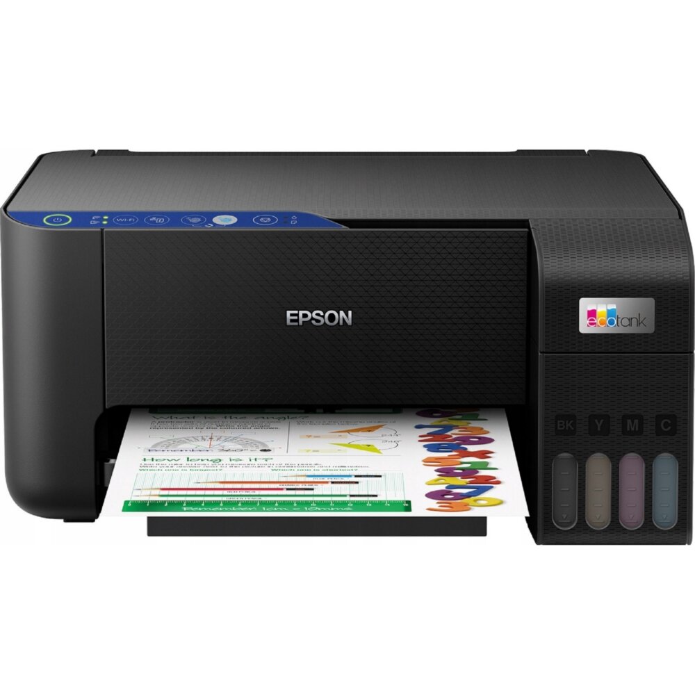 МФУ струйный Epson EcoTank L3251 (A4, принтер/сканер/копир, 5760x1440dpi, до 33чб/15цв. ppm, СНПЧ, WiFi, USB) (C11CJ67419) — фото 1