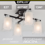 Citilux Диез CL111141 Люстра потолочная Чёрная