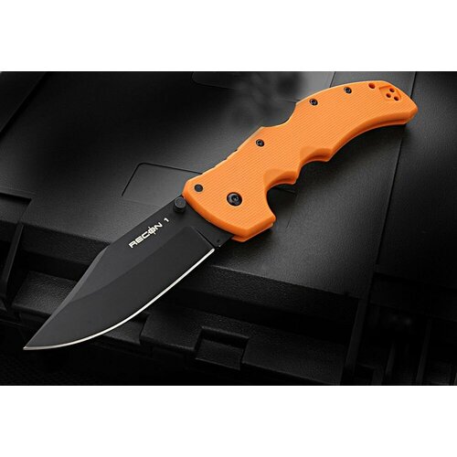 фото Нож складной mirco recon 1, рукоять оранжевый g10