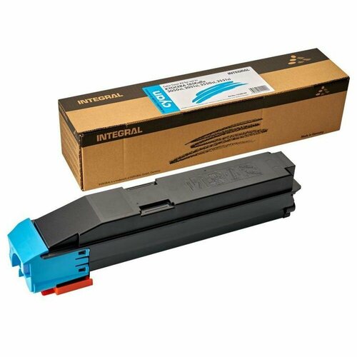 Тонер-картридж Integral TK-8305C голубой, для Kyocera картридж sakura satk8305c kyocera tk 8305c 1t02lkcnl0 15000 стр голубой