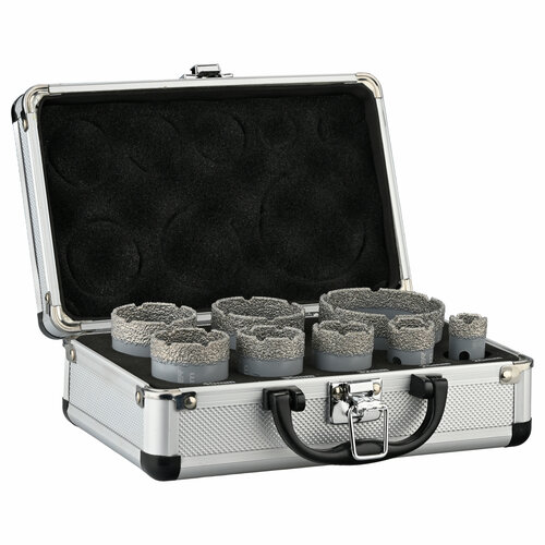 Набор алмазных коронок по керамограниту и плитке на УШМ М14 13200₽