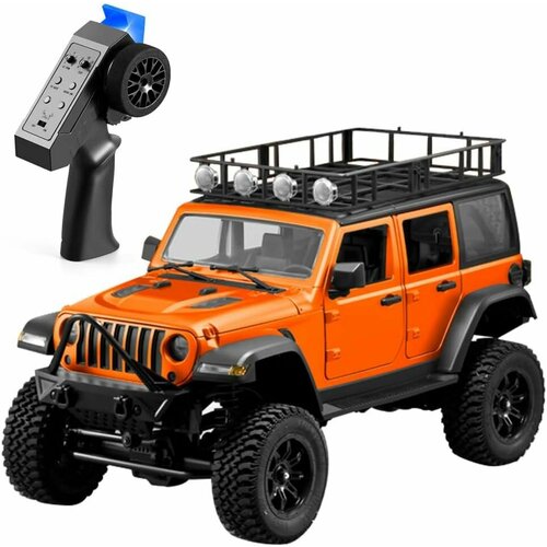 Радиоуправляемая машина внедорожник MN MODEL Wrangler RTR 4WD масштаб 1:12 2.4G - MN-128 ORANGE