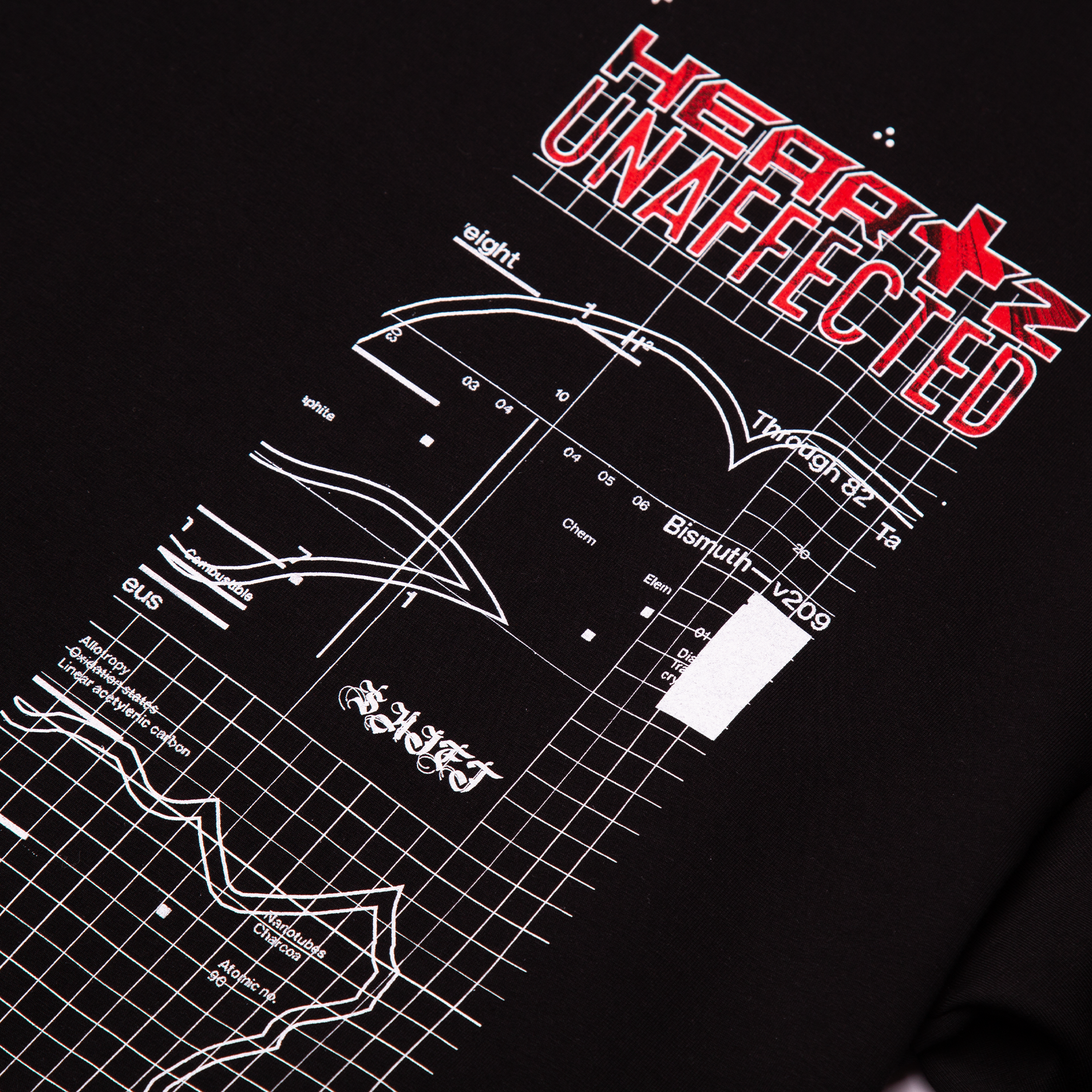 Футболка HEARTZ Heartz x Unaffected, 1 шт., размер M, черный — фото 1