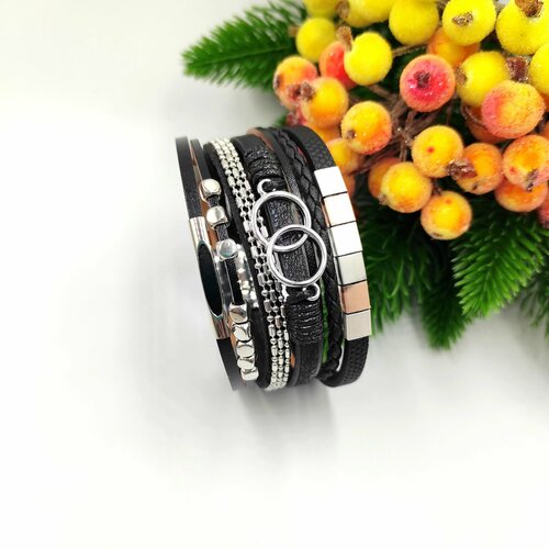 фото Жесткий браслет, черный нет бренда