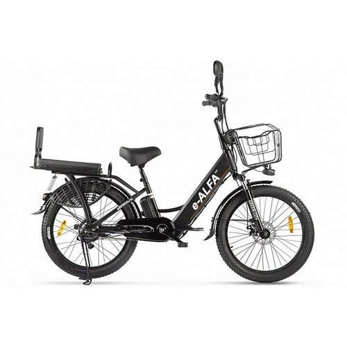Велогибрид Green City e-ALFA Fat черный 15578000₽