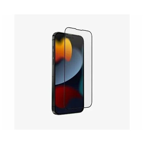 Защитное стекло Uniq OPTIX VIVID CLEAR для IPhone 15 Pro 6.1, прозрачное с рамкой
