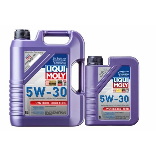 Liqui Moly Synthoil High Tech 5W30 5+1 ПАО синтетическое моторное масло