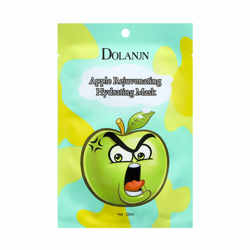 Тканевая увлажняющая маска для лица Яблоко в гневе 2шт 386₽