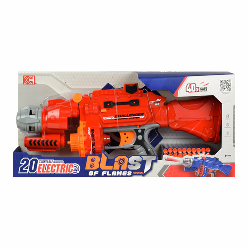 фото "бластер нерф" - игрушечное оружие для мальчиков/красный miksik
