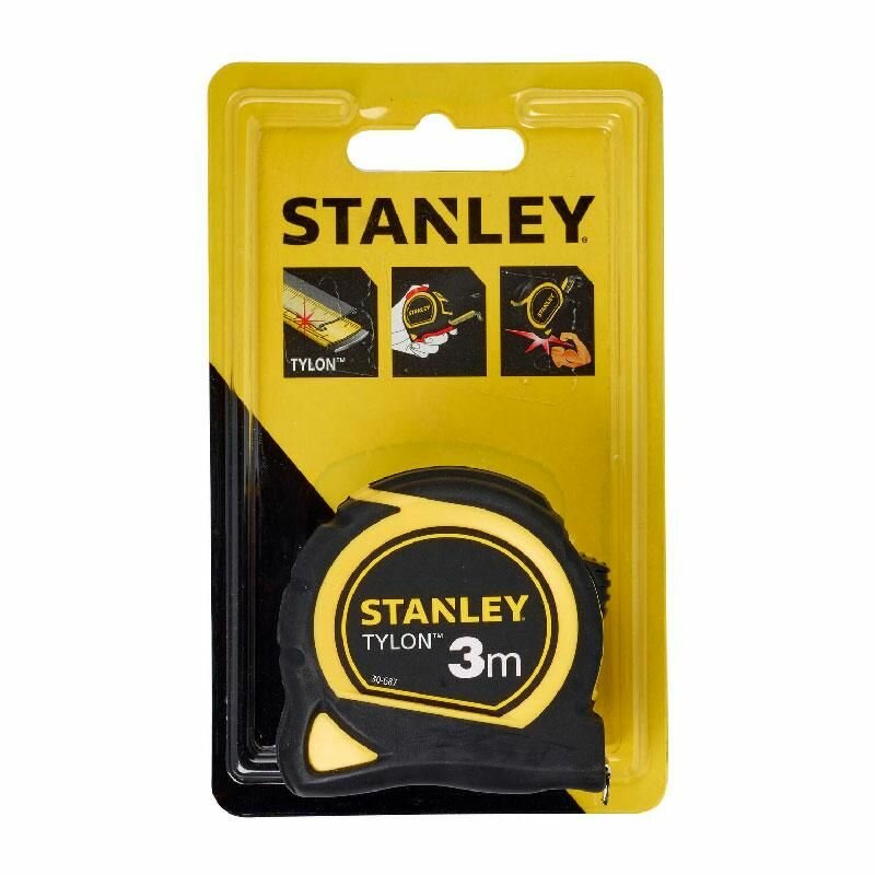 Рулетка Stanley 3м*13мм (нейлоновая)