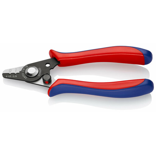 стриппер механический knipex kn 1285110sb для удал первич оболочки оптоволокна ø 0 125 мм 100 мм sb Стриппер для удаления первичной (Ø 0.125 мм) и вторичной (Ø 0.25 мм) оболочек оптоволокна, 130 мм, SB Knipex KN-1282130SB