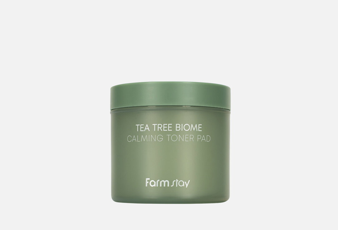 Подушечки для лица Farm Stay, Tea Tree Biome Calming Toner Pad 140мл