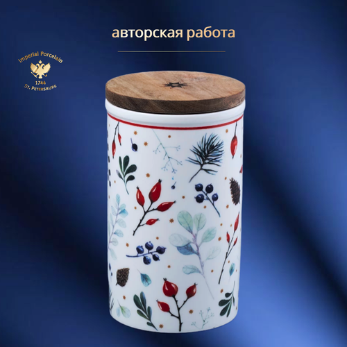 Банка высокая высота 165 см Форма Стандартная рисунок Календа Императорский фарфоровый завод ИФЗ Фарфор 2666₽