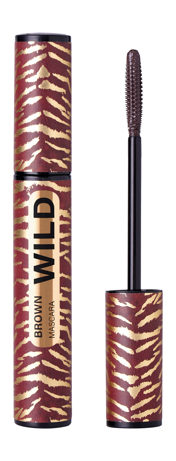 Коричневая тушь для ресниц Stellary Wild Mascara Brown 12 мл .