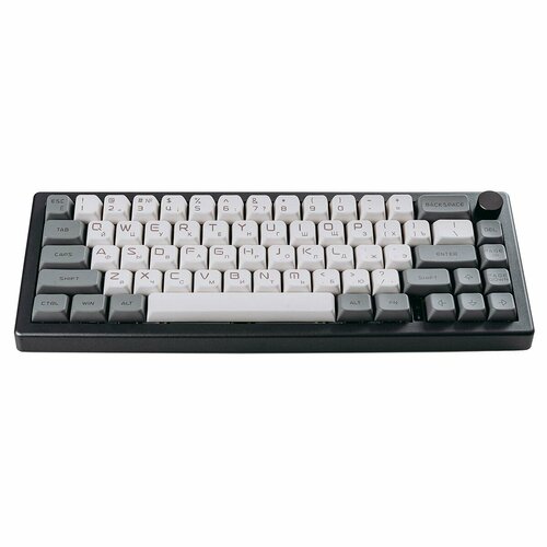 Клавиатура Epomaker EK68 Gateron Pro 20 Yellow Black GrayWhiteEK68-BLK-GrW-GatY 601300₽