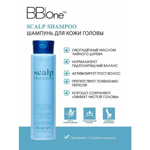 bb one bb one шампунь scalp shampoo Освежающий шампунь Head SPA Scalp Shampoo 500мл.