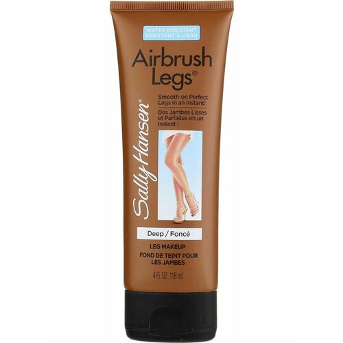 Sally Hansen Airbrush, Legs Deep, лосьон для макияжа ног, легкий загар, увлажнение и скрытие дефектов, 118 мл.