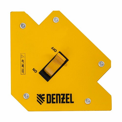 Фиксатор магнитный отключаемый для сварочных работ усилие 30 LB 45х90х135 град Denzel 97563 997₽