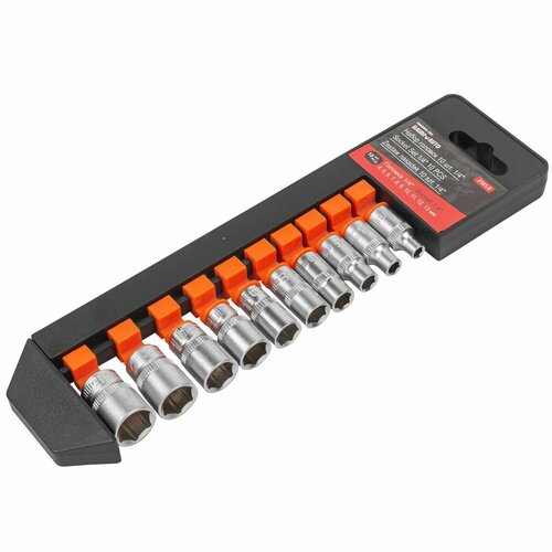 Головки, набор 10пр, 1/4'(4-13мм) BaumAuto BM-2101-5