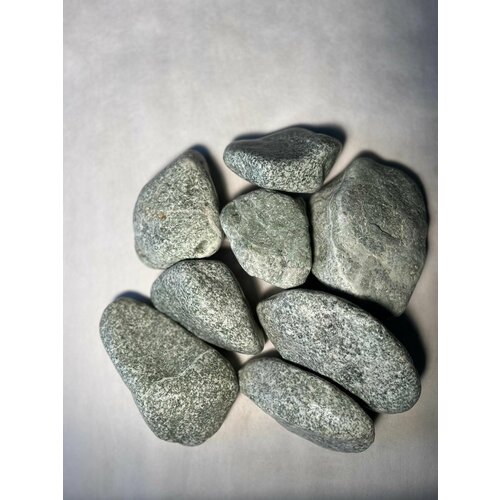 камни для саун и бань жадеит шлифованный ведро 10 кг Жадеит Уральский Галтованный для сауны - 20 кг