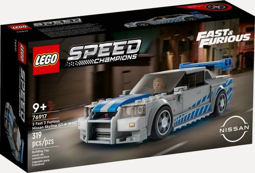 Изображение товара Конструктор LEGO Speed Champions 76917 Fast 2 Furious Nissan Skyline GT-R (R34)