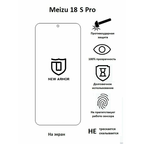 Полиуретановая защитная пленка на Meizu 18 s Pro / Мейзу 18 s Про