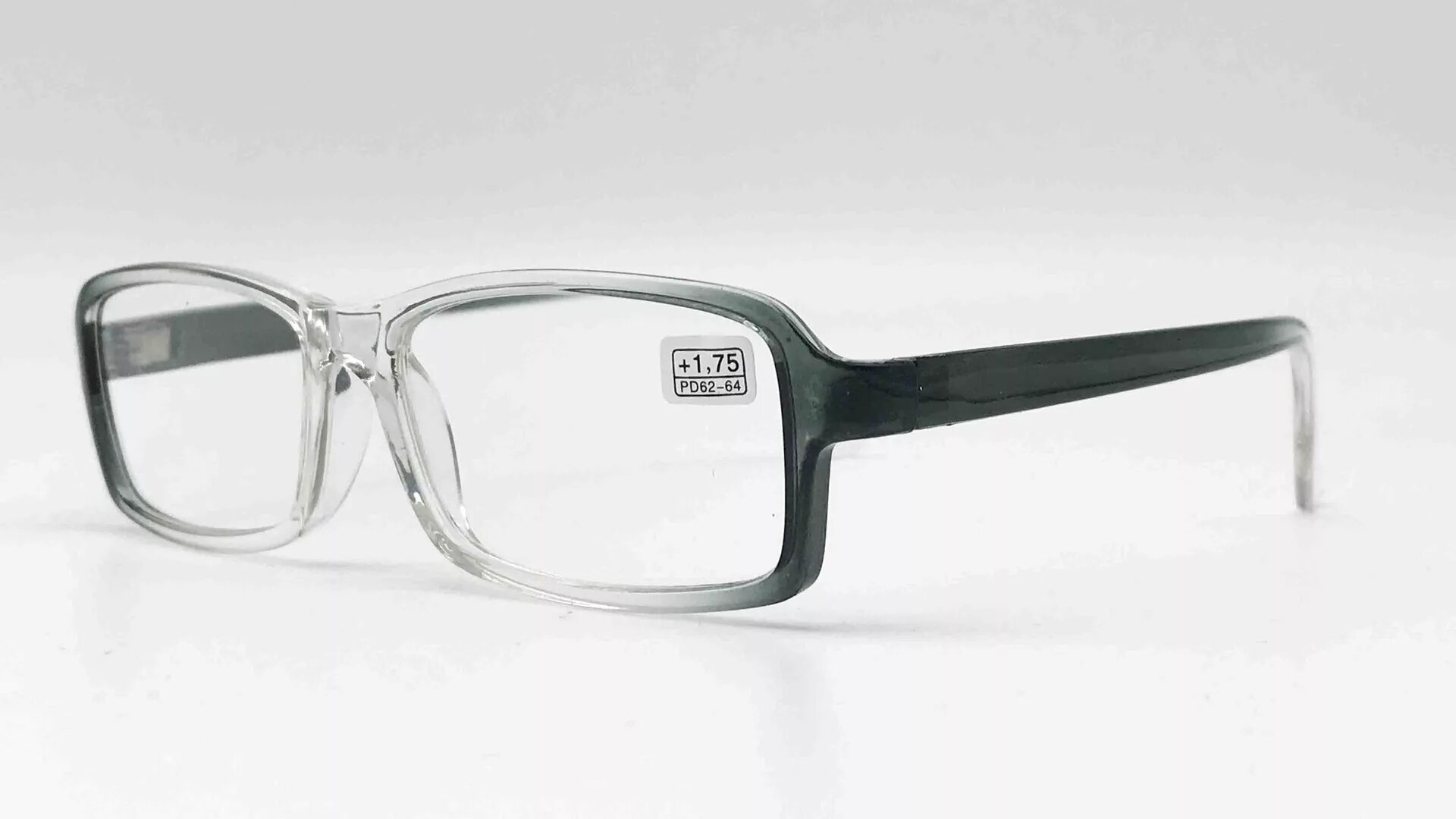 фото Очки +1,0 для чтения, DPP 62-64. для дали, для работы, в пластмассовой оправе, мужские и женские