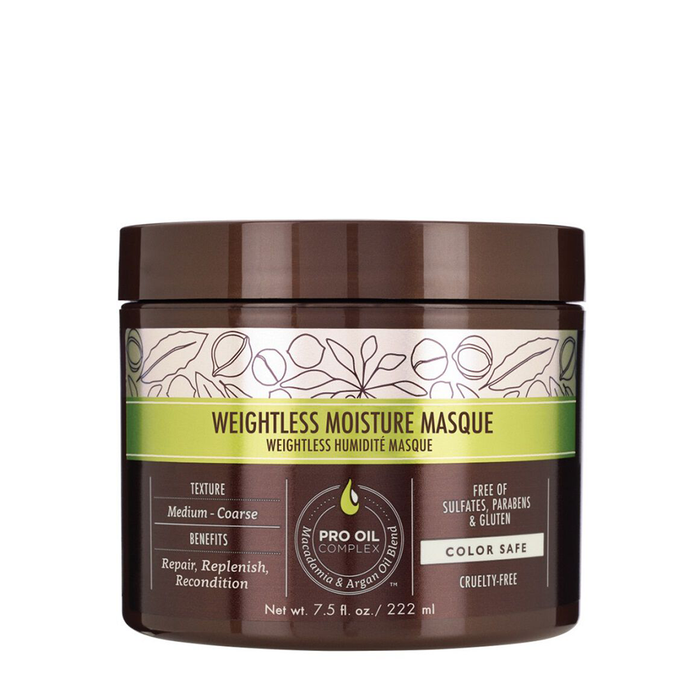 MACADAMIA PROFESSIONAL Маска увлажняющая для тонких волос / Weightless Moisture 222 мл