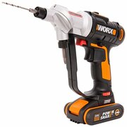 Дрель-шуруповерт WORX WX176.2 20V Switchdriver 30Нм аккумуляторная с 2Ач батареей, 2А зарядкой и кейсом