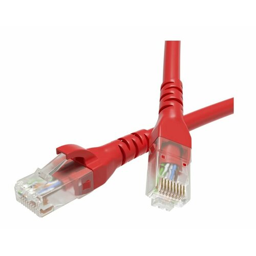 Патч-корд DKC неэкранированный CAT6 UUTP 4х2 LSZH 05м красный RN6UU4505RD 450₽