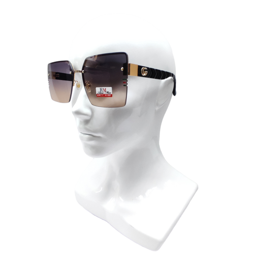 фото Солнцезащитные очки , черный, золотой rebecca more