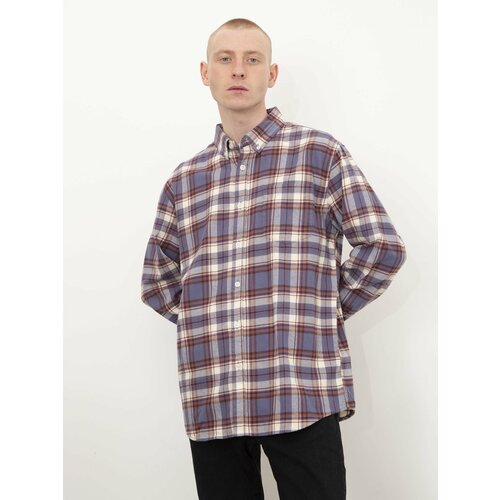 фото Рубашка street soul, размер 175 lкоричневый, бежевый